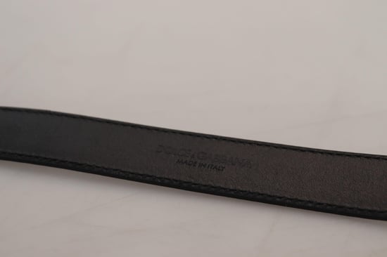 Wunderschöner Dolce & Gabbana Leder Gürtel mit Metallverschluss - Image 6