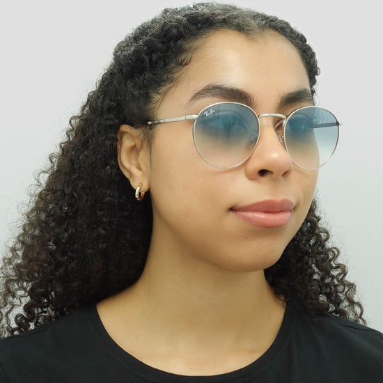 Ray-Ban Rund Unisex Silber Blau Gradient RB3637 Neu Rund - Image 5