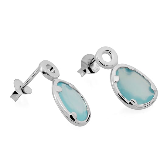 Orphelia 'Rivera' Damen 925 Sterling Silber Tropfohrringe - Silber ZO-7480/BC - Image 1
