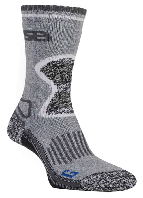 2 Paar Damen gepolstert Wolle Mischung Wandern Socken mit Arch Support - Image 1