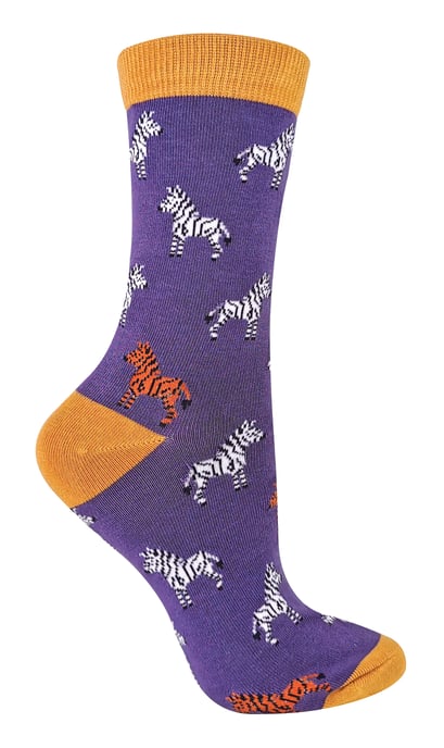 MISS SPARROW - Womens Novelty Animal Soft Bamboo Atmungsaktive Socken - Image 1