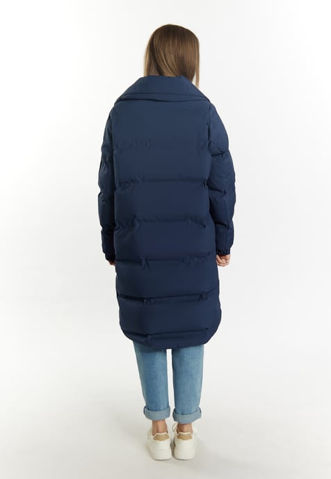 Dreimaster Wintermantel mit Wattierung Damen Marine - Image 3