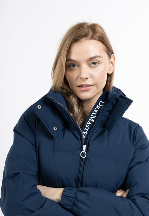 Dreimaster Winterjacke mit Wattierung Damen Dunkelmarine - Image 3