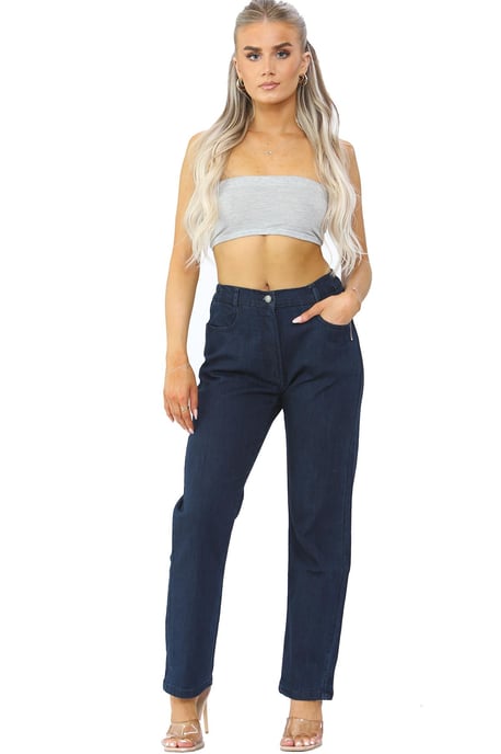 MYT Damen-Jeans mit seitlichem elastischem Bund in Dunkelblau - Image 5