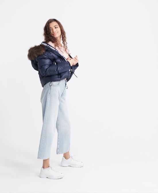 Superdry Sport Puffer Borg Crop Jacket
