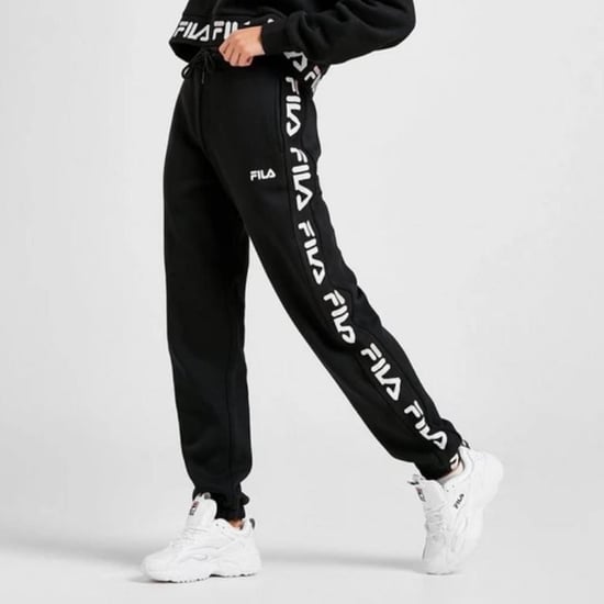 Fila Womens Jacquared Pnl Pnt Jogger Schwarz - Image 3