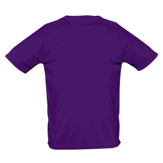 SOLS Mens Sporty Short Sleeve Performance T-Shirt (dunkelviolett) - Image 1