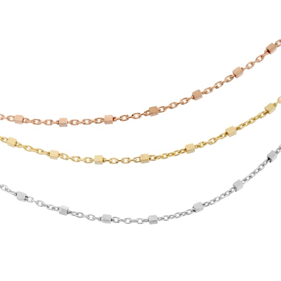 Orphelia Women's 925 Sterling Silver Necklace - Gold/Silver/Rose ZK-7204