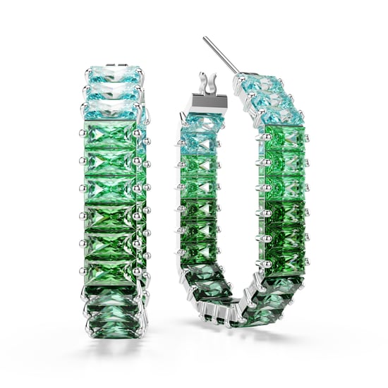 Swarovski 'Matrix Baguette' Damen Ohrringe aus Basismetall - Silber 5705787 - Image 3