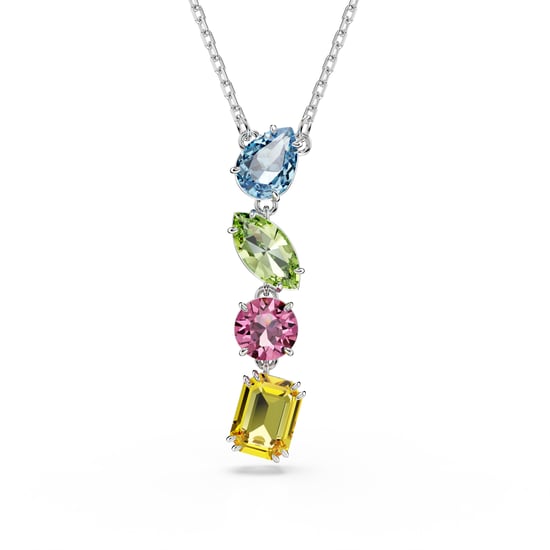 Swarovski 'Gema' Damen Halskette aus Metalllegierung - Silber 5692421 - Image 1