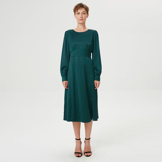 Angepasstes und ausgestelltes fließendes Blusenkleid - Image 4