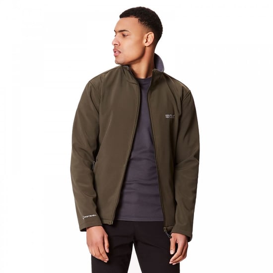 Regatta Great Outdoors Herren Cera III Softshell-Jacke (Khaki dunkel/Dunkelgrau) - Image 6