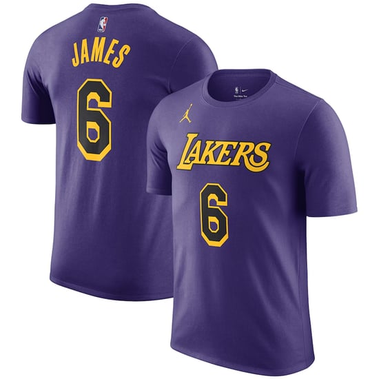 Jordan NBA Los Angeles Lakers 06 James Lebron Statement-T-Shirt für Kinder - Image 1