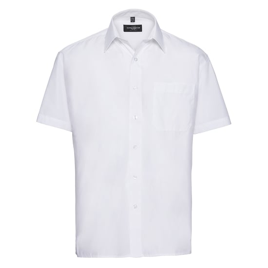 Russell Collection - Hemd Pflegeleicht für Herren kurzärmlig (Weiß) - Image 1