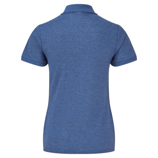Fruit Of The Loom Womens Lady-Fit 65/35 Kurzarm-Poloshirt (Heather Royal) - Image 2