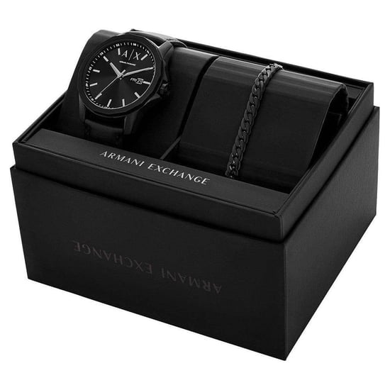Armani Exchange Banks Men's Black Watch AX7147SET