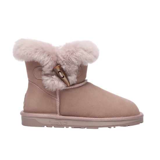 EVER AU Women Robin Horn Toggle button Mini Boots