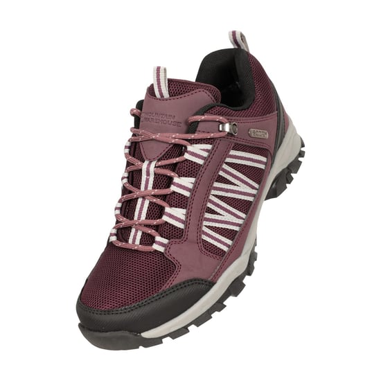 Mountain Warehouse Womens/Ladies Path Waterproof Outdoor Walking Shoes (Purple)