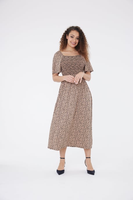 Kira Dot Print Dress