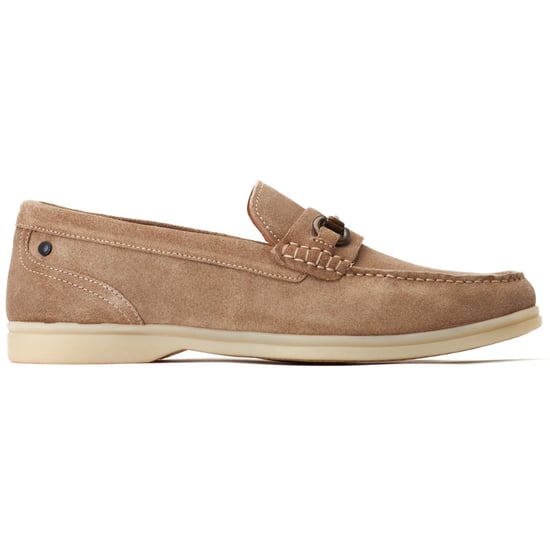 Base London Snapper Leder Herren Sand Loafers - Image 5