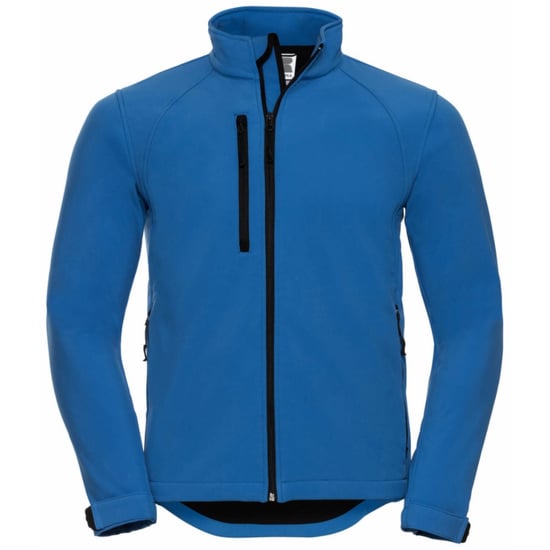 Russell Mens Water Resistant & Windproof Softshell Jacket (Azurblau) - Image 1