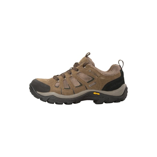 Mountain Warehouse Mens Field Extreme Suede Waterproof Walking Shoes (Khaki)