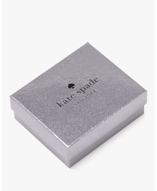 Kenzie Patent Fabric Boxed Small Slim Card Holder