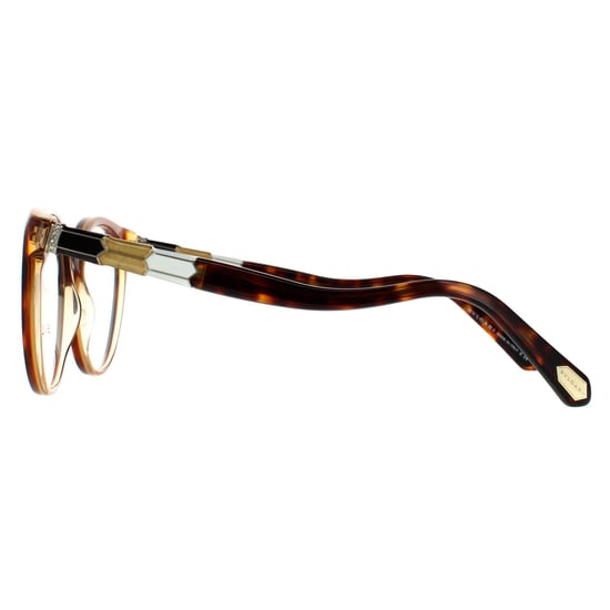 Bvlgari Cat Eye Damen Havanna Bernstein gelb klar Brillenfassungen - Image 3