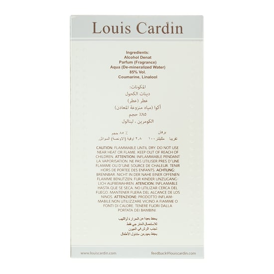 Louis Cardin Credible Homme Eau de Parfum 100ml
