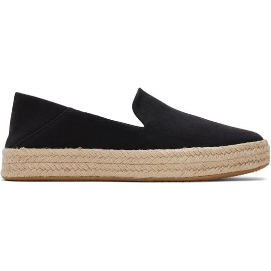 TOMS Carolina 100% Baumwolle Damen Schwarzespadrilles - Image 5