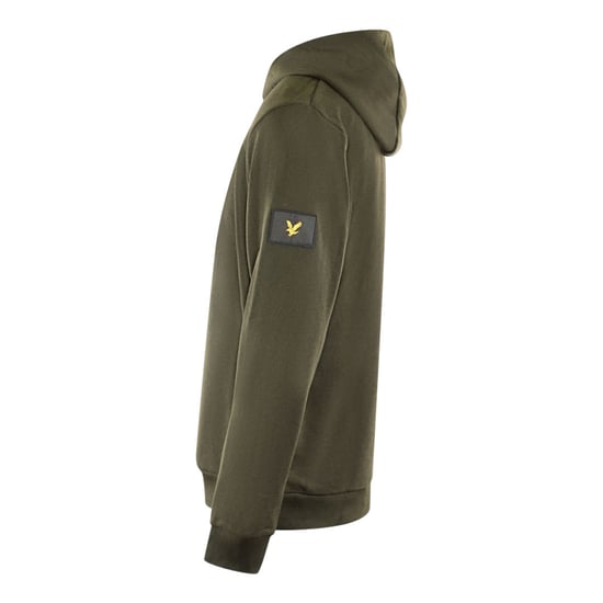 Lyle & Scott Schlichter grüner Pullover mit Kapuze - Image 3
