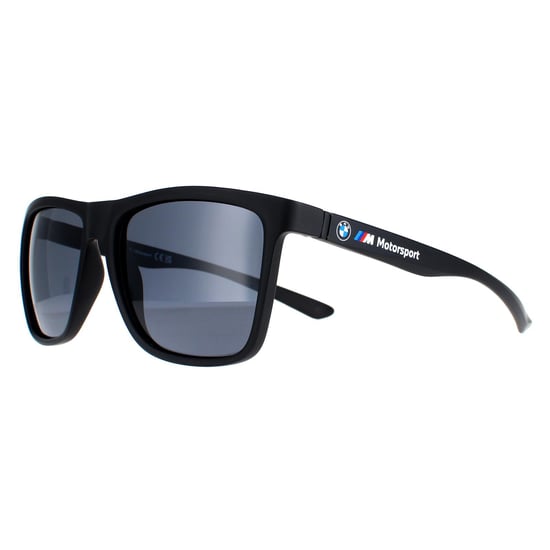 BMW Motorsport Square Mens Matte Black Smoke Polarized BS0015
