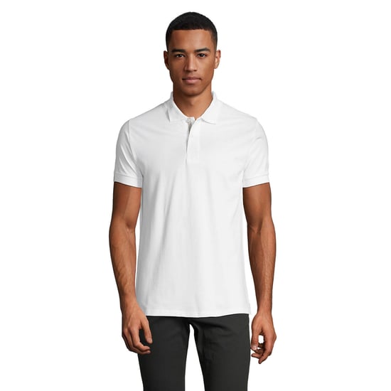 SOLS - "Portland" Poloshirt für Herren (Weiß/Grau) - Image 1