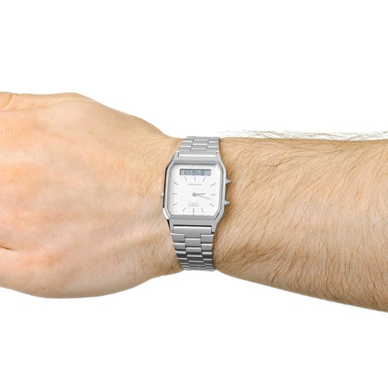 Casio Casio Kollektion Herrenuhr Silber AQ-230A-7DMQYES - Image 6