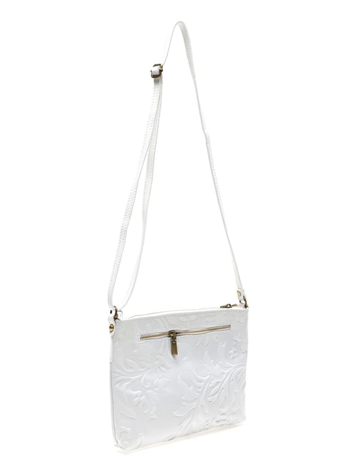 Renata Corsi SS22 RC 8087 Blanc Cuir de vachette Sac - Image 2