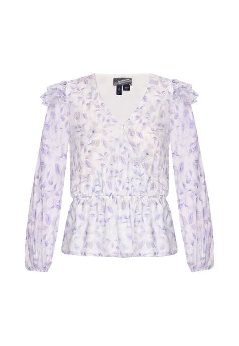 Dreimaster Bluse Damen Blau - Image 1