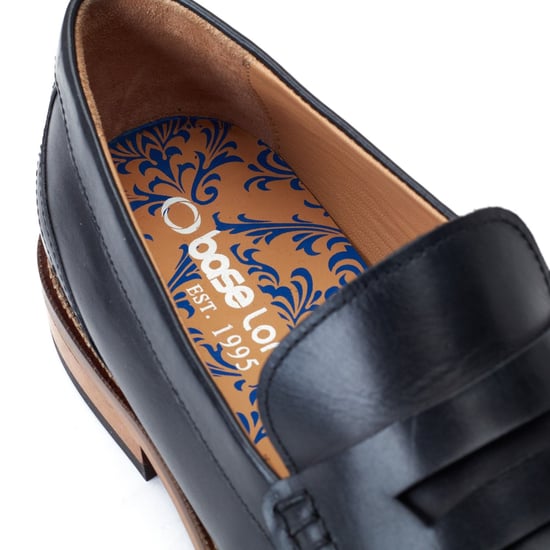 Base London Garfield Leder Herren schwarze Mokassins - Image 6