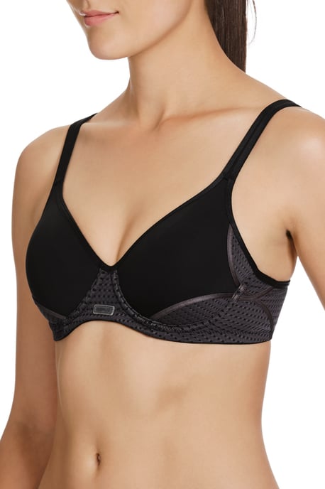 Electrify Mesh Padded Bra - Black