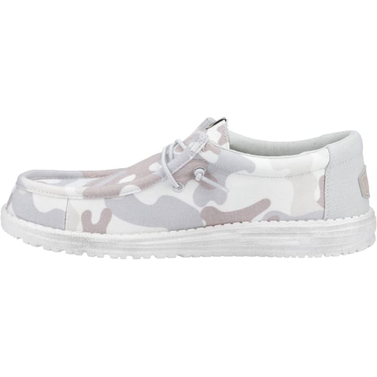 HEYDUDE Wally Washed Camo Polyester Herren Graustufen Wüste Camo Bootsschuhe - Image 4