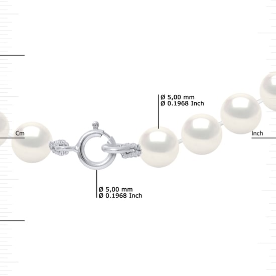 DIADEMA - Necklace - Real Freshwater Pearls