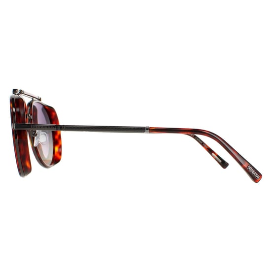 Chopard Aviator Mens Brown Honey Havana  Smoke Gradient Polarised SCHF24