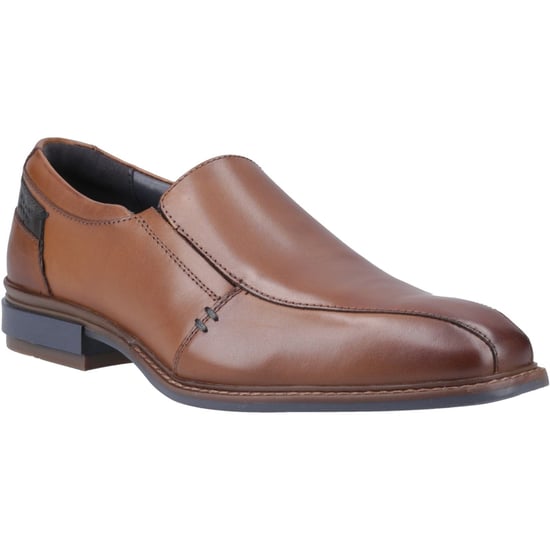Pod Spear Leder Herren Cognac Slip-On Schuhe - Image 1
