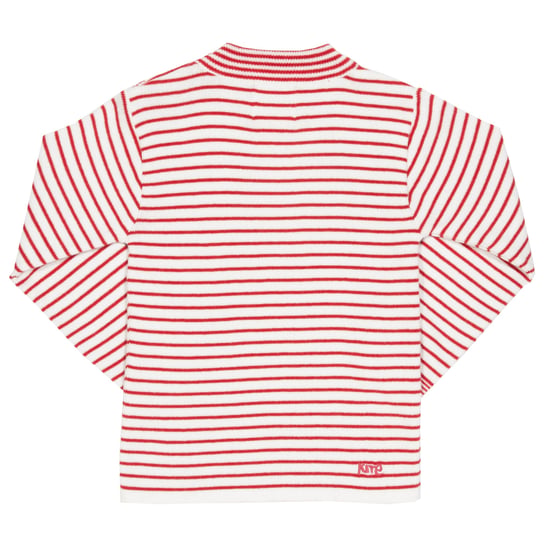 Kite Clothing Stripy Heart Jumper