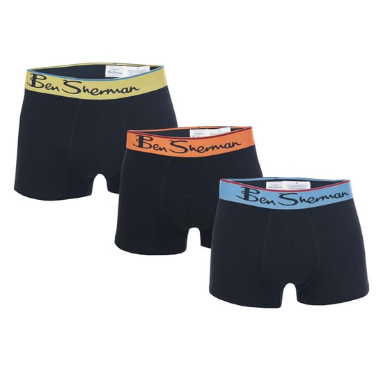 Men's Ben Sherman The Odore 3 Pack Boxer Shorts in Black