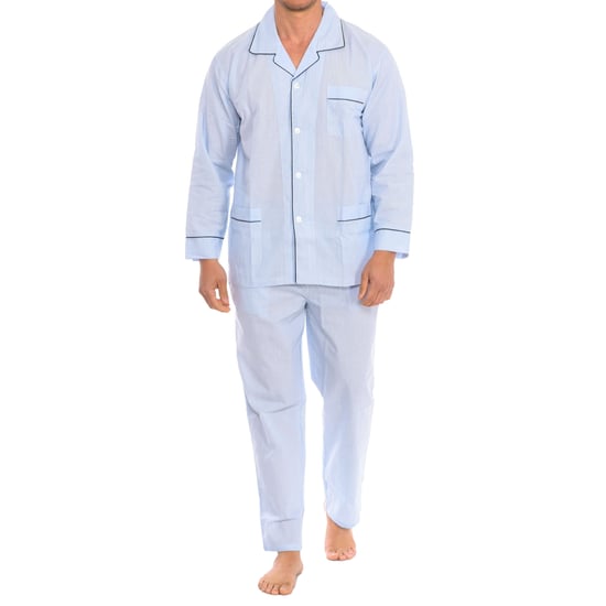 Men's Long Sleeve Shirt Pajamas KL30193