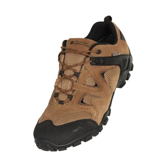 Mountain Warehouse Mens Curlews Wasserdicht Wildleder Walking Schuhe (Dark Beige) - Image 1