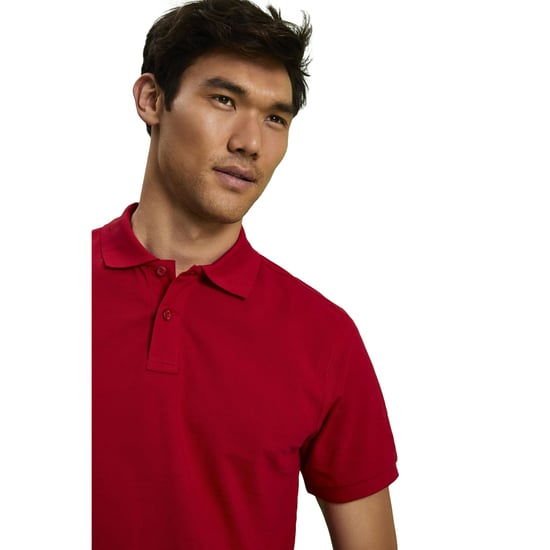 Asquith & Fox Herren Polohemd mit kurzen Ärmeln (kirschrot) - Image 3