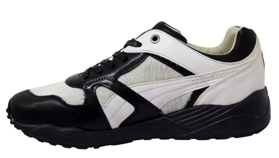 Puma Mens Trinomic XS5000 X Miitaly White Leather Lace Up Trainers 357262 01