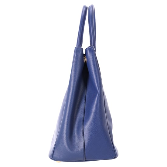 Prada Große Galleria Handtasche aus blauer Saffiano-Leder - Image 3