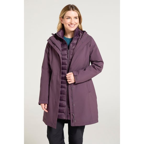 Mountain Warehouse - "Alaskan" Jacke 3 in 1 für Damen (Dunkel-Lila) - Image 1